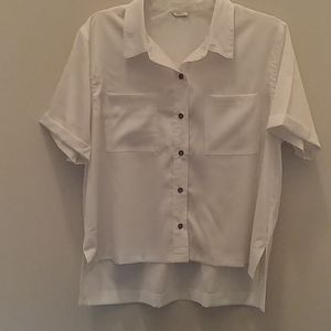 Forever 21 Hi-Low Button Down Blouse